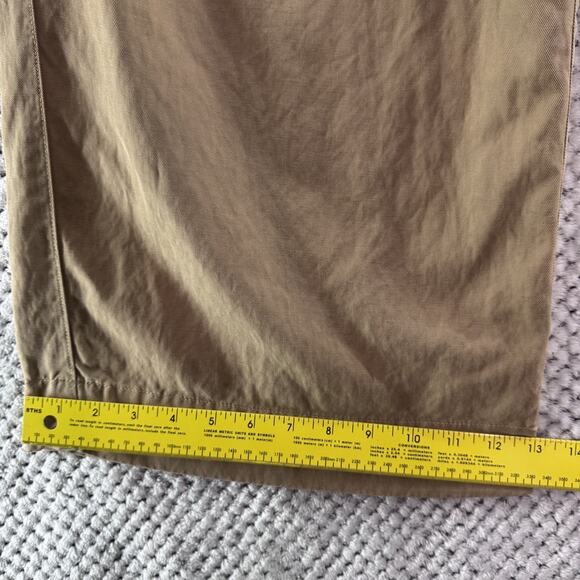 Madewell Harlow Wide Leg Pants Womens 12 Beige Khaki Lyocell Pleated High Rise - Picture 13 of 16